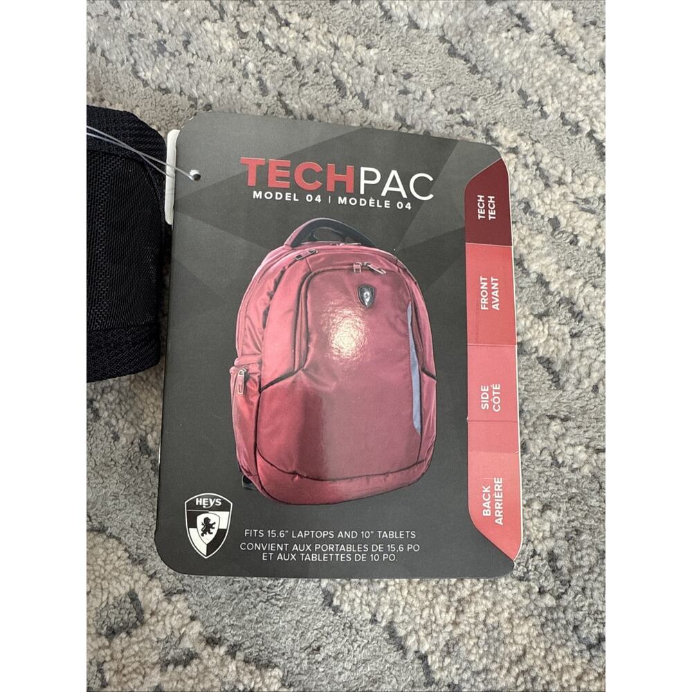 Heys Tech Pac 04 Computer Backpack Black F - Picture 13 of 16